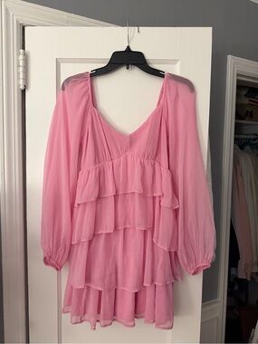 angel sleeve sheer mini dress abercrombie Abercrombie & Fitch | Dresses | Abercrombie Fitch Brown Angel Sleeve Sheer Mini Dress